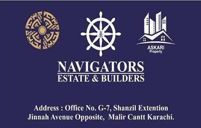 Real Estate & Builders -Navigators Karachi 1 l Estate & Builders Agency, The Navigators Estate & Builders, deals in selling and renting properties in Karachi. One-stop solution for real estate issues.