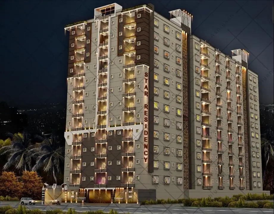 Flat for Rent in Star Residency Garden West 1 Star Residency Garden West